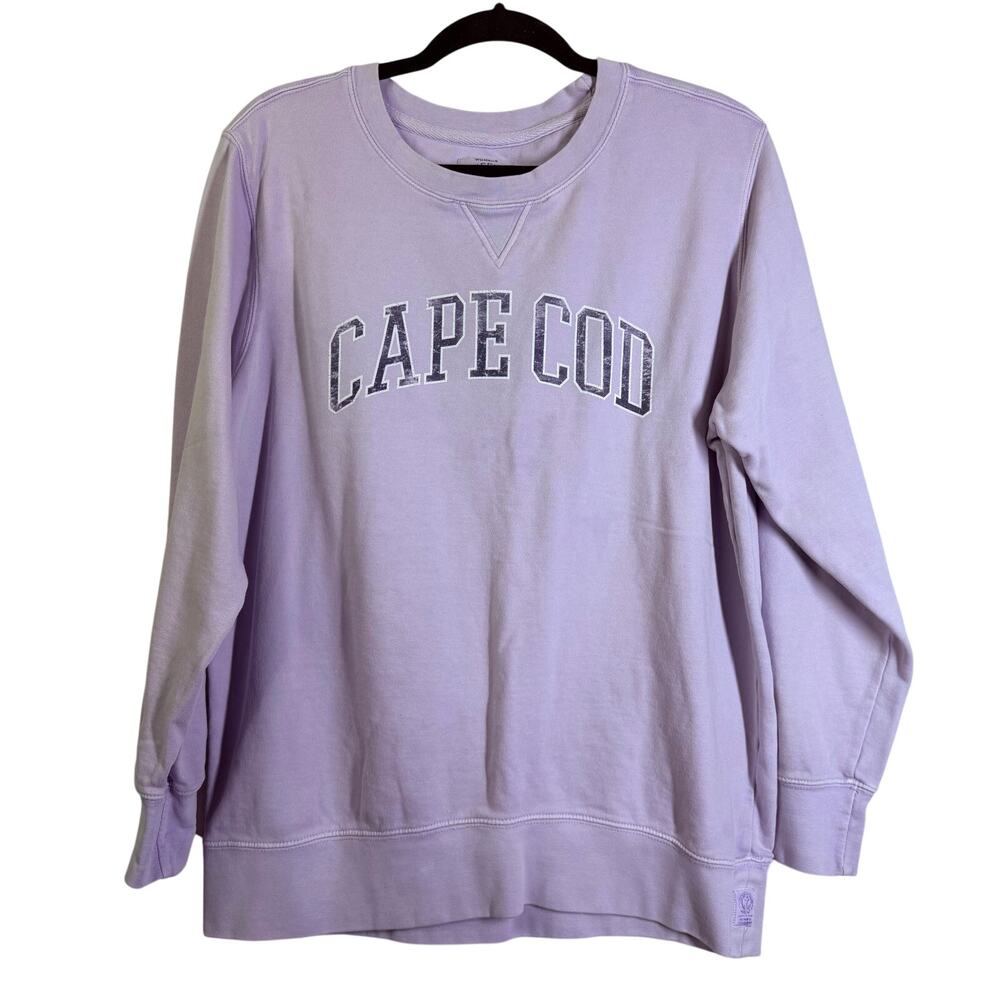 Cuffy's Sweatshirt Large Cape Code Crew Neck Lave… - image 1